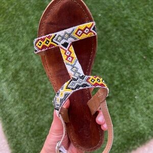 Freebird by Steven Juno beaded sandals